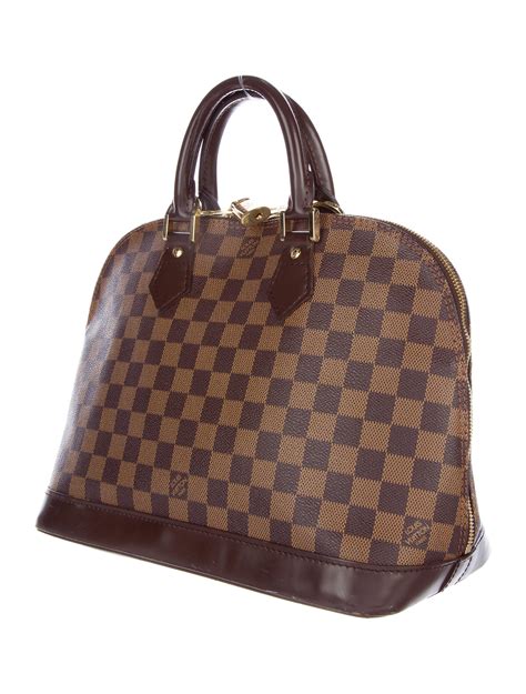 louis vuitton alma pm damier ebene canvas n53151|louis vuitton damier ebene original.